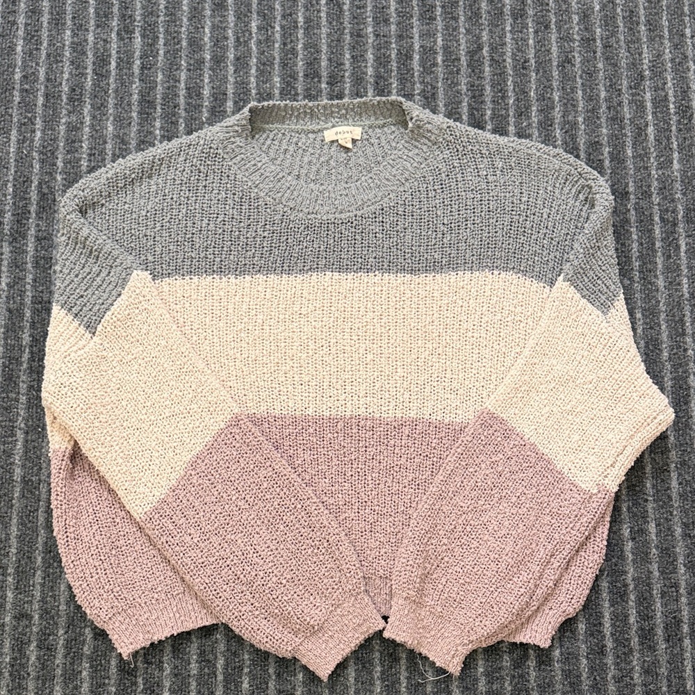 Colorblock Knit Sweater